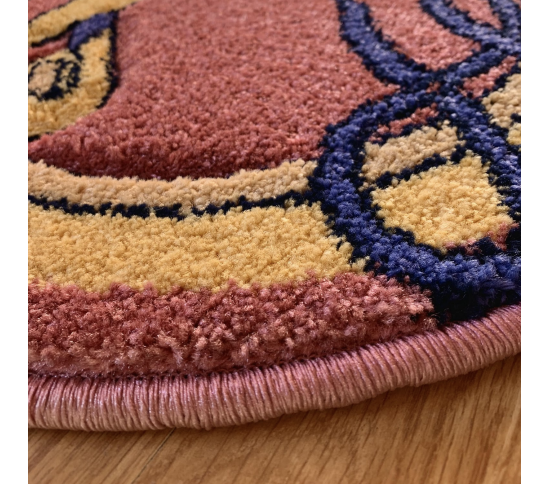 Синтетический ковер Frize Vrezanny 5247A pink - высокое качество по лучшей цене в Украине изображение 2.